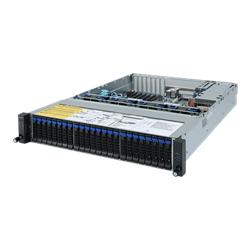 Gigabyte server R272-Z31 1xSP3 (AMD Epyc 7002), 16x DDR4 DIMM,24+2x 2,5, M.2, 2x 1GbE i350+OCP, IPMI, 2x 800W plat