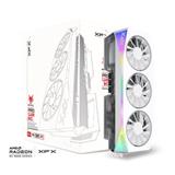 GPU XFX Mercury AMD Radeon RX 9070 XT OC 16GB GDDR6, Magnetic Air Edition RGB white