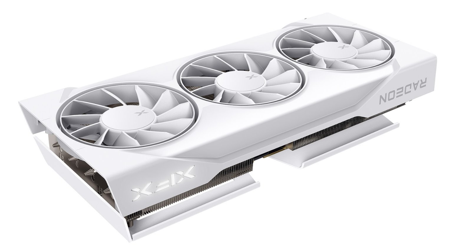 GPU XFX Swift AMD Radeon RX 9060 XT OC 16GB GDDR6, triple fan, white