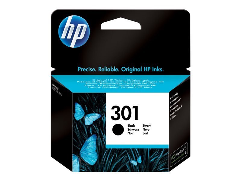 HP Ink Cartridge č.301 Black