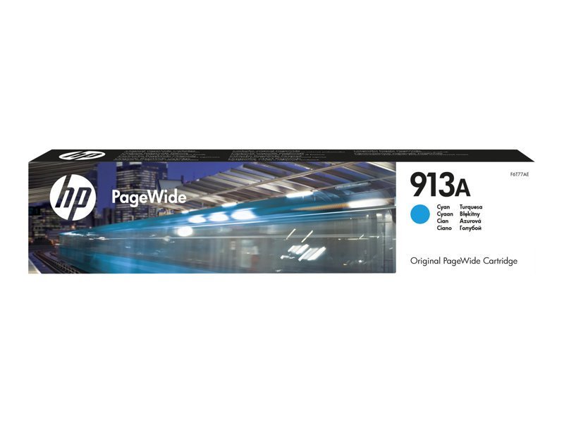 HP Ink Cartridge č.913A azurova