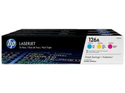 HP Toner č.126A LaserJet 3-pack CYM (CE311A-CE313A)
