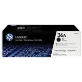 HP Toner č.36A LaserJet čierný 2-pack