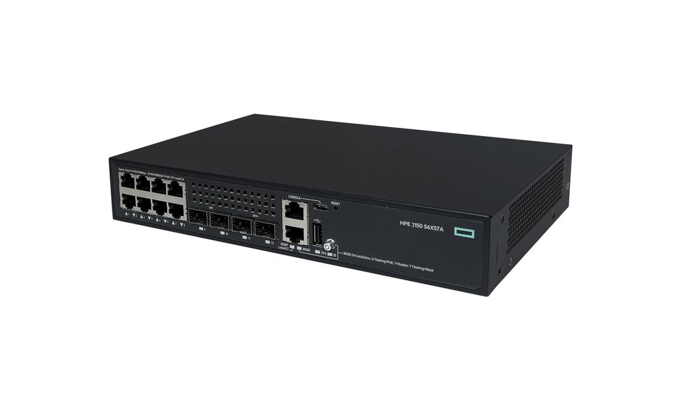 HPE NW Switch CW 2150 8G PoE+ 2SFP 2SFP+ 125W