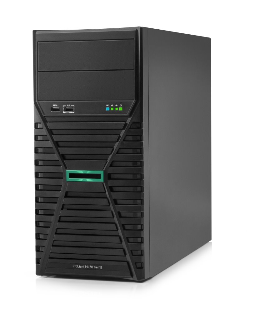 HPE Server ML30 G11 6333P, 1P, 1x32GB, 2x480GB SSD, MR216i-p, 8SFF, iLO6, 2x1000W, Tower, 3/1/1 Smart Choice