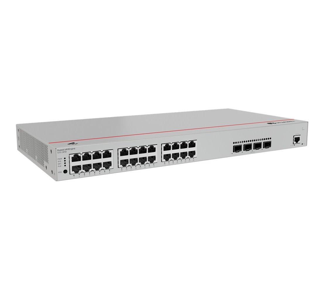 Huawei S310-24P4X Switch 24G PoE+, 4SFP+, L3 Managed, Rack