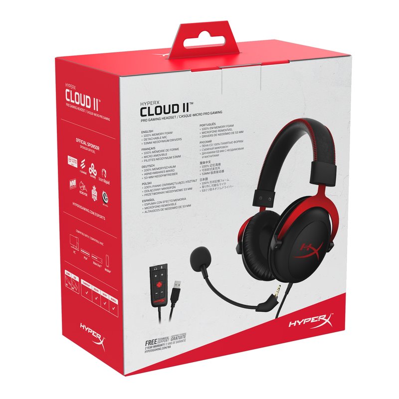 HyperX Cloud II - Red