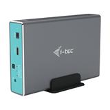 i-tec externí box MySafe USB-C/A 2x 2,5" HDD/SSD SATA, RAID