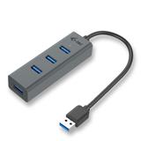 i-tec USB 3.0 HUB 4-port, pasivní, integrovaný kabel 19cm