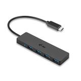 i-tec USB 3.1 Type C SLIM HUB 4 Port passive Black