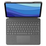 Logitech Combo Touch for iPad Pro 11" (1.2.3.4. gen.) - GREY - CZE-SKY - INTNL