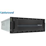 INFORTREND JB 3000 4U/60bay 1-drawer design, dual-redundant-controller JBOD, 2x SAS-12G (SFF-8644) IN-port, 4x SAS-12G (