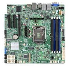 Intel® Server Board M10JNP2SB 1xLGA1151(CL), C246, 4xDDR4, 8xSATA, (2,1x PCI-E 3.0 x8,x4), 4x1GbE + IPMI