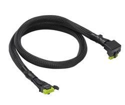 Kabel Asrock 12VHPWR, 12V-2x6 600W, L-Type 90°, černá