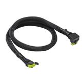 Kabel Asrock 12VHPWR, 12V-2x6 600W, L-Type 90°, černá