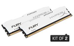 Kingston DDR3 16GB (Kit 2x8GB) HyperX FURY DIMM 1333MHz CL9 bílá