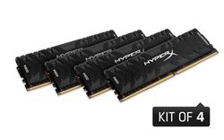 Kingston DDR4 64GB (Kit 4x16GB) HyperX Predator DIMM 3333MHz CL16 černá