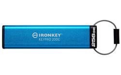 Kingston flash disk 256GB USB-C IronKey Keypad 200C, FIPS 140-3 Lvl 3 (Pending) AES-256