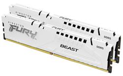 Kingston FURY Beast DDR5 64GB (Kit 2x32GB) 6000MT/s DIMM CL30 XMP White