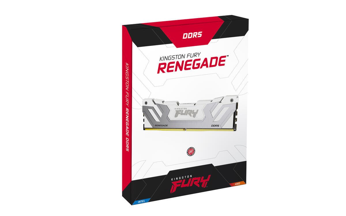 Kingston FURY Renegade DDR5 24GB 8800MHz CUDIMM CL42 XMP White