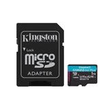 Kingston paměťová karta 1TB microSDXC Canvas Go Plus 170R A2 U3 V30 Card + ADP