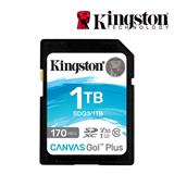 Kingston paměťová karta 1TB SDXC Canvas Go Plus 170R C10 UHS-I U3 V30