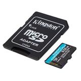 Kingston paměťová karta 512GB microSDXC Canvas Go Plus 170R A2 U3 V30 Card + ADP