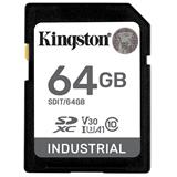 Kingston paměťová karta 64GB Industriální SDHC UHS-I C10