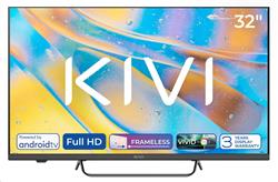 KIVI - 32', FHD, Android TV 11, Černá, 1920x1080, 60 Hz,rep. 2x8W, 26 kWh/1000h , BT5.1, HDMI 3x, USB 2x