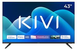 KIVI - 43', FHD, Android TV11, Černá, 1920x1080, 60 Hz, , 2x10W, 44 kWh/1000h , BT5.1, HDMI 2x, USB 2x