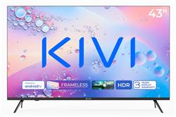 KIVI - 43', UHD, Android TV 11, Černá, 3840x2160, 60 Hz, rep. 2x12W, 50 kWh/1000h , BT5.1, HDMI 4x, USB 2x