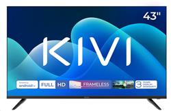 KIVI - 43', UHD, Google Android TV, Black, 3840x2160, 60 Hz, , 2x10W, 53 kWh/1000h , BT5, HDMI ports 4