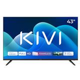 KIVI - 43', UHD, Google Android TV, Black, 3840x2160, 60 Hz, , 2x10W, 53 kWh/1000h , BT5, HDMI ports 4