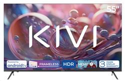 KIVI - 55', UHD, Android TV 11, Černý, 3840x2160, 60 Hz, rep. 2x12W, 76 kWh/1000h , BT5.1, HDMI 4x, USB 2x