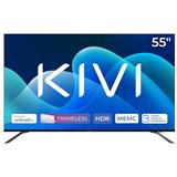 KIVI - 55', UHD, Google Android TV, Black, 3840x2160, 60 Hz, , 2x10W, 70 kWh/1000h , BT5, HDMI 3x, USB2x