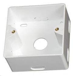 Krabička pod zásuvky Profi, 80x80x35, plastová, bílá
