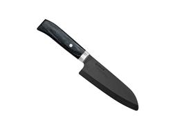 Kyocera keramický nůž, Janan Series, Dřevěná rukojeť, nůž santoku, 14 cm, JPN-140NBK