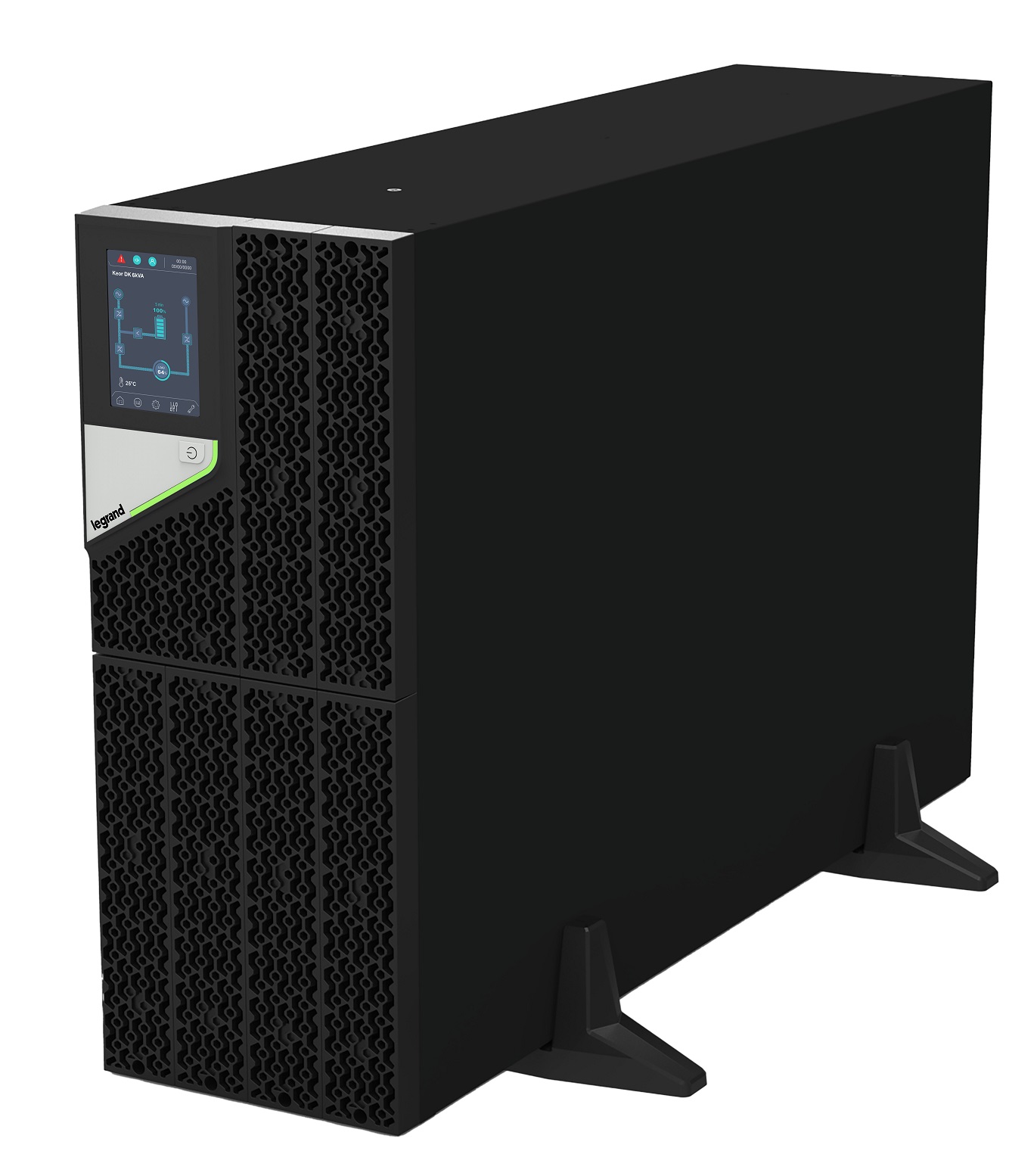 LEGRAND UPS Keor DK 6000VA/6000W, On-Line, Rack(4U)/Tower, výstup 8/2x IEC C13/C19 + svorky, RS232, slot pro LAN