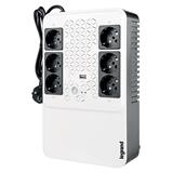 LEGRAND UPS Keor Multiplug 600VA/360W FR, Line-interactive, Tower, výstup 6x FR (CZ), USB nabíjení 1A - poškozená krabic