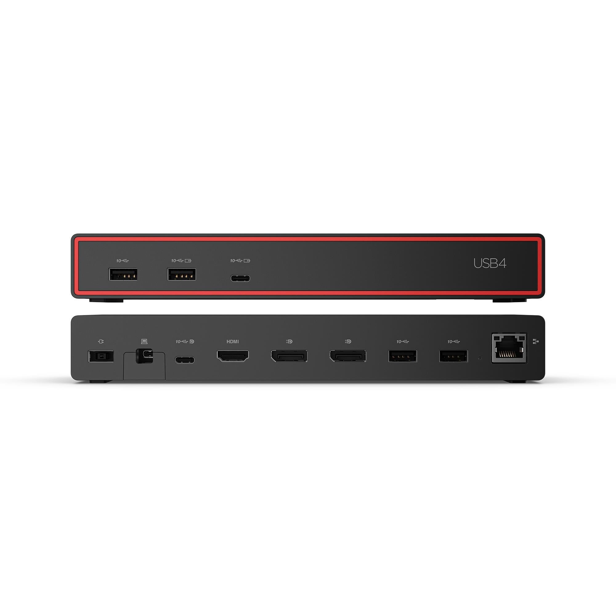 Lenovo ThinkPad dokovací stanice, USB4 Smart Dock 5000, 100W Adapter, EU, 65W PD, 3R