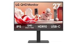 LG 27BA65QB-B 27"W IPS 2560x1440 5ms 5 000 000:1 350cd DP HDMI USB-C(65W) pivot repro 100Hz