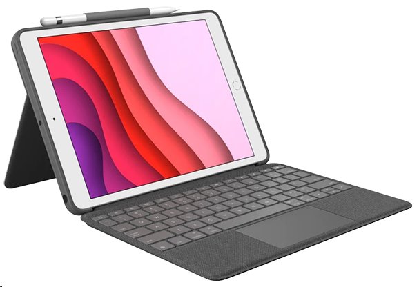 Logitech Combo Touch for iPad (7th&8th&9th gen 10,5") - GRAPHITE - UK