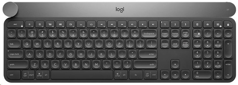 Logitech Craft Advanced keyboard with creative input dial - US INT'L - 2.4GHZ/BT - INTNL