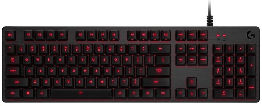 Logitech G413 Mechanical Gaming Keyboard - CARBON - US INT'L - INTNL