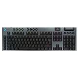 Logitech G915 X LIGHTSPEED Low-Profile Wireless Gaming Keyboard - CLICKY - BLACK - US - 2.4GHZ/BT - USB-C - EMEA
