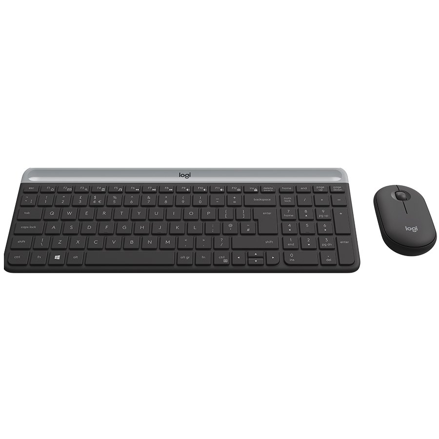 Logitech MK470-GRAPHITE-CZE-SKY-2.4GHZ - Slim Wireless kláv. + myš combo