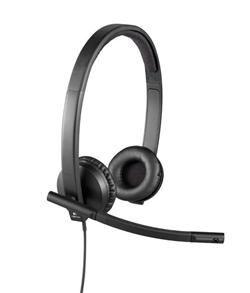 Logitech UC Corded Stereo USB Headset H570e (Leatherette Pad) - Business EMEA