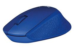 Logitech Wireless Mouse M330 SILENT PLUS - EMEA - BLUE