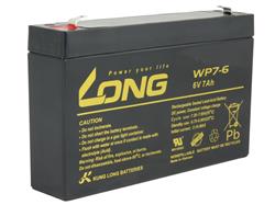 LONG baterie 6V 7Ah F1 (WP7-6)