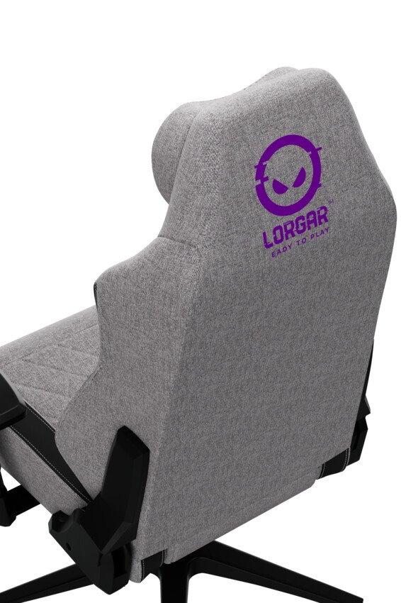 LORGAR CHA41, Ergonomic Gaming Chair Advanced, premium anti-stain fabric, Grey